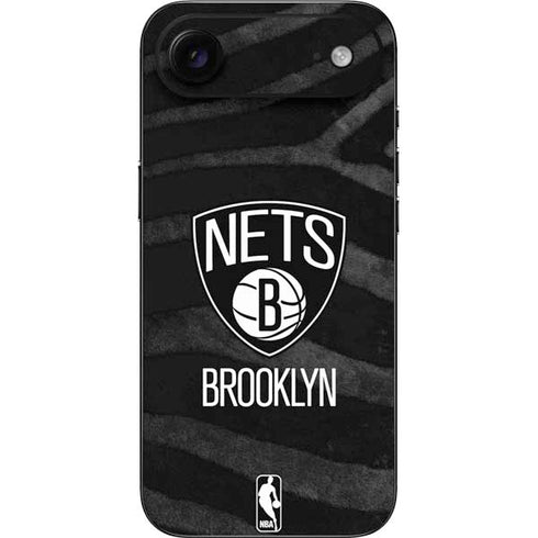 NBA Brooklyn Nets Black Animal Print iPhone 17 Air Skin