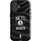 NBA Brooklyn Nets Black Animal Print iPhone 17 Impact Case