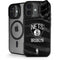 NBA Brooklyn Nets Black Animal Print iPhone 17 Kickstand Case
