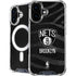 NBA Brooklyn Nets Black Animal Print iPhone 17 MagSafe Case