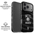NBA Brooklyn Nets Black Animal Print iPhone 17 Pro Magsafe Impact Case