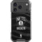 NBA Brooklyn Nets Black Animal Print iPhone 18 Pro Clear Case