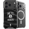 NBA Brooklyn Nets Black Animal Print iPhone 18 Pro MagSafe Case