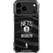 NBA Brooklyn Nets Black Animal Print iPhone 18 Pro Max Clear Case