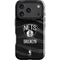 NBA Brooklyn Nets Black Animal Print iPhone 18 Pro Max Impact Case