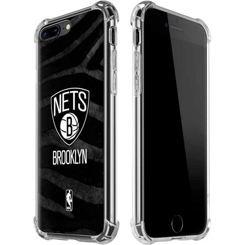 NBA Brooklyn Nets Black Animal Print iPhone Cases