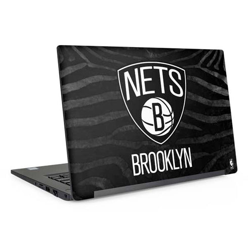 NBA Brooklyn Nets Black Animal Print Dell Latitude Skin