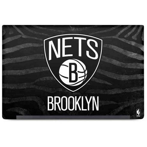 NBA Brooklyn Nets Black Animal Print Dell Latitude Skin