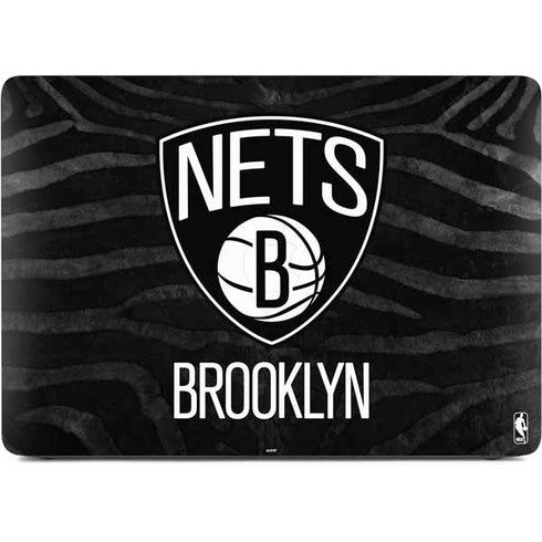 NBA Brooklyn Nets Black Animal Print Apple MacBook Air Skin