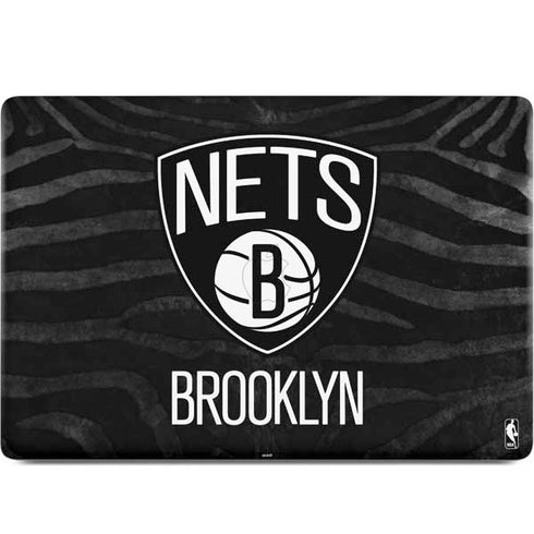 NBA Brooklyn Nets Black Animal Print MacBook Skins