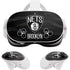 NBA Brooklyn Nets Black Animal Print Meta Quest 3S Skin