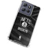 NBA Brooklyn Nets Black Animal Print Moto G Play 5G (2025) Clear Case