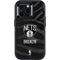 NBA Brooklyn Nets Black Animal Print Otterbox Defender iPhone Skin