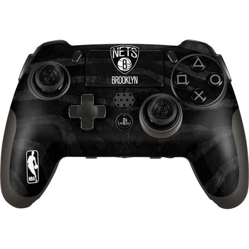 NBA Brooklyn Nets Black Animal Print PlayStation Scuf Vantage 2 Controller Skin