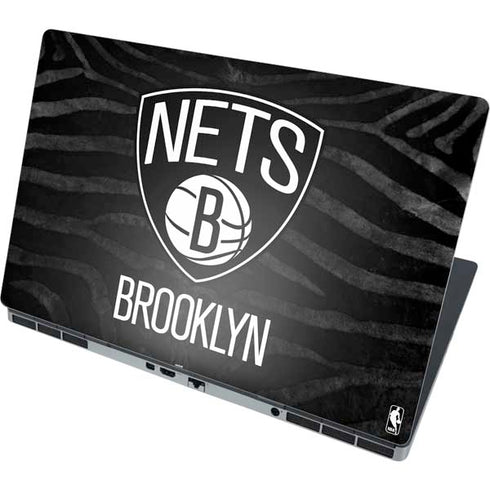 NBA Brooklyn Nets Black Animal Print Dell Precision Skin