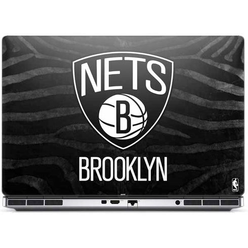 NBA Brooklyn Nets Black Animal Print Dell Precision Skin