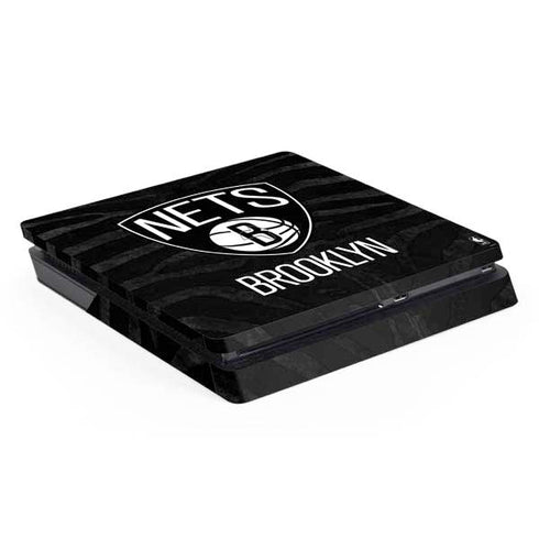 NBA Brooklyn Nets Black Animal Print PlayStation PS4 Skins