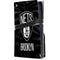 NBA Brooklyn Nets Black Animal Print PS5 Pro Disk Console Skin