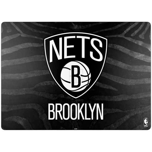 NBA Brooklyn Nets Black Animal Print Surface Laptop 7 15in Skin
