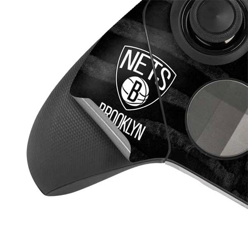 NBA Brooklyn Nets Black Animal Print Xbox Elite Wireless Controller Series 2 Skin