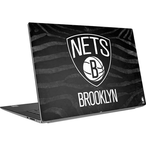 NBA Brooklyn Nets Black Animal Print Dell XPS Skin