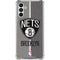 NBA Brooklyn Nets Canvas Galaxy A13 5G Clear Case