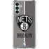 NBA Brooklyn Nets Canvas Galaxy A13 5G Clear Case