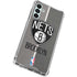 NBA Brooklyn Nets Canvas Galaxy A13 5G Clear Case