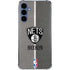 NBA Brooklyn Nets Canvas Galaxy A35 5G Clear Case