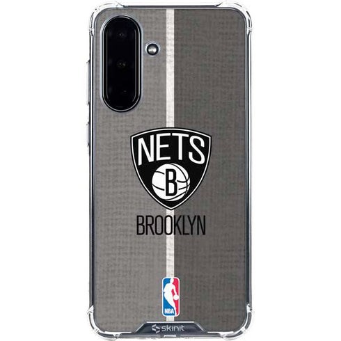 NBA Brooklyn Nets Canvas Galaxy A36 5G Clear Case