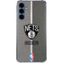 NBA Brooklyn Nets Canvas Galaxy A55 5G Clear Case