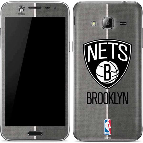 NBA Brooklyn Nets Canvas Galaxy J3 Skin