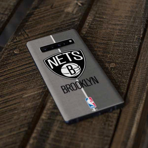 NBA Brooklyn Nets Canvas Galaxy S10 Plus Skin