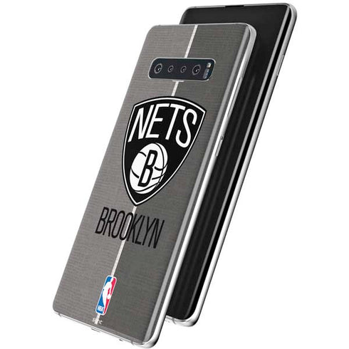 NBA Brooklyn Nets Canvas Galaxy S10 Skin