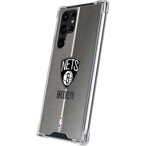 NBA Brooklyn Nets Canvas Galaxy S23 Ultra Clear Case
