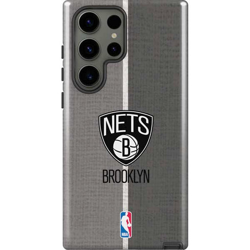 NBA Brooklyn Nets Canvas Galaxy S23 Ultra Pro Case