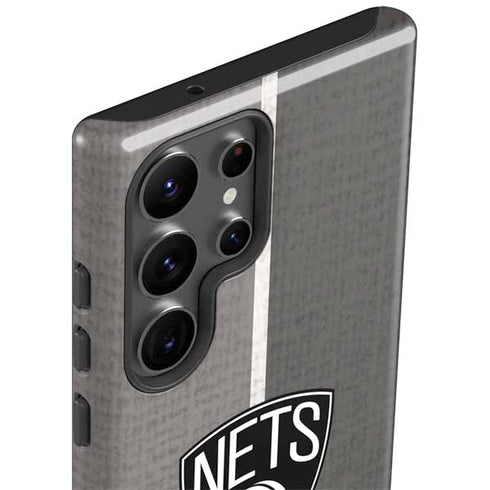 NBA Brooklyn Nets Canvas Galaxy S23 Ultra Pro Case