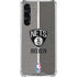 NBA Brooklyn Nets Canvas Galaxy S24 FE Clear Case