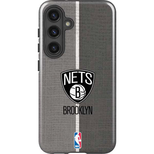 NBA Brooklyn Nets Canvas Galaxy S25 Impact Case