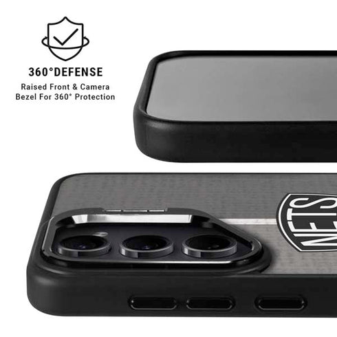 NBA Brooklyn Nets Canvas Galaxy S25 Kickstand Case