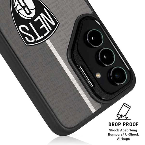 NBA Brooklyn Nets Canvas Galaxy S25 Kickstand Case