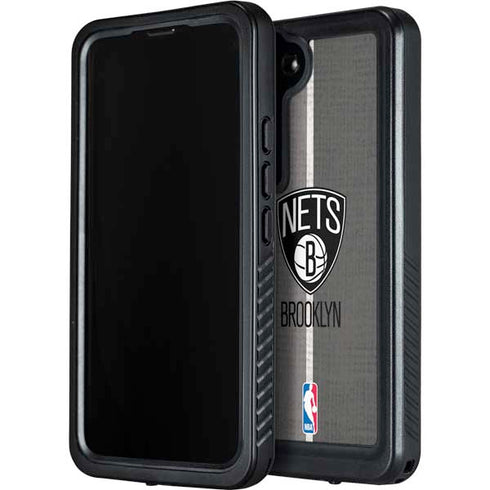 NBA Brooklyn Nets Canvas Galaxy S24 Plus Waterproof Case