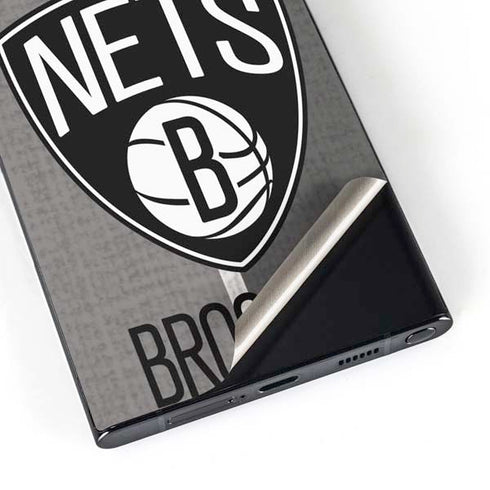 NBA Brooklyn Nets Canvas Galaxy S24 Ultra Skin