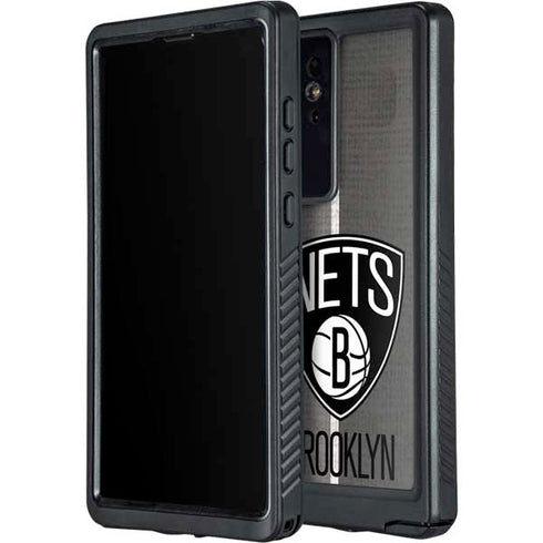 NBA Brooklyn Nets Canvas Galaxy S24 Ultra Waterproof Case