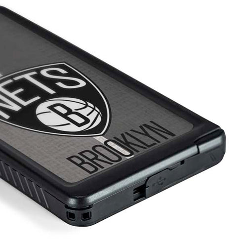 NBA Brooklyn Nets Canvas Galaxy S24 Ultra Waterproof Case