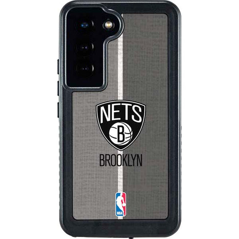 NBA Brooklyn Nets Canvas Galaxy S24 Waterproof Case