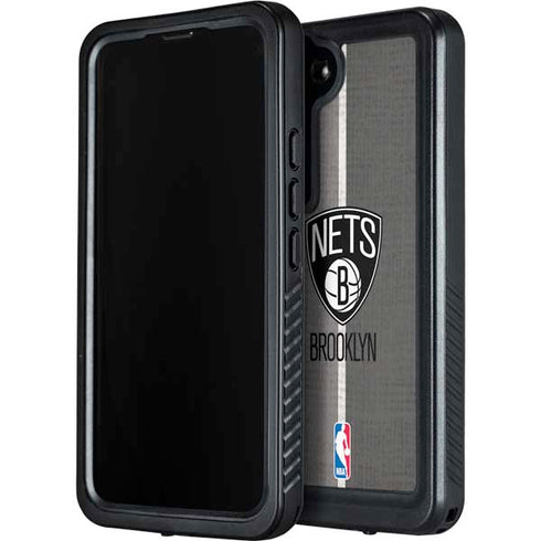 NBA Brooklyn Nets Canvas Galaxy S24 Waterproof Case