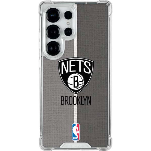 NBA Brooklyn Nets Canvas Galaxy S25 Ultra Clear Case