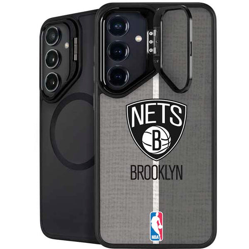 NBA Brooklyn Nets Canvas Galaxy S26 Plus Kickstand Case