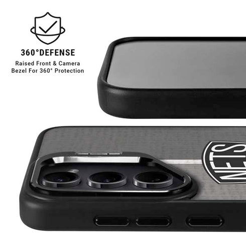 NBA Brooklyn Nets Canvas Galaxy S26 Plus Kickstand Case